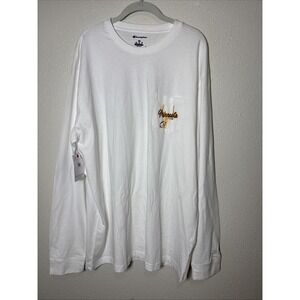 NEW~Champion ~ University Of Minnesota Ski-U-Mah White Long Sleeve Shirt Size 2X